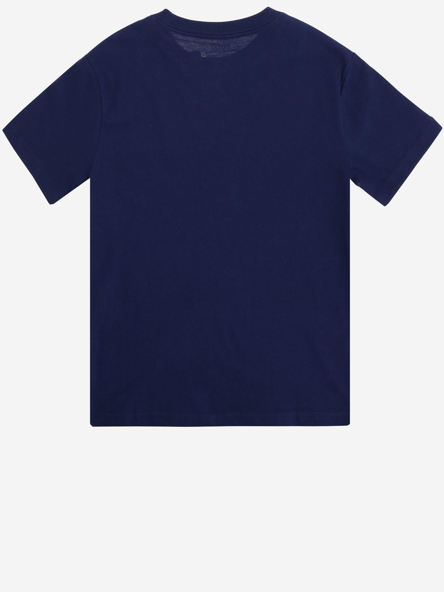 T-shirt in cotone con stampa polo bear 323981260 001 POLO RALPH LAUREN KIDS 