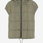 GILET COZY ARCO IN NYLON COZY ARCO VEST MICROOLIVEGREEN IENKI IENKI 