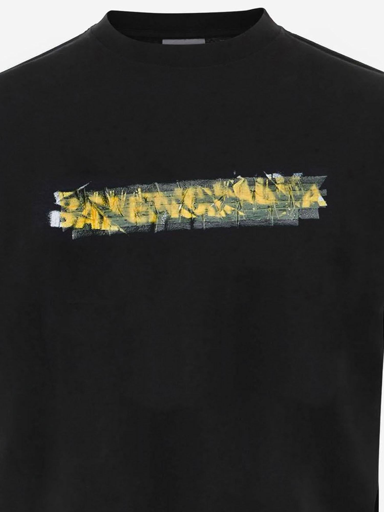 T-SHIRT IN COTONE CON LOGO 871744 TUVI71000 BALENCIAGA 