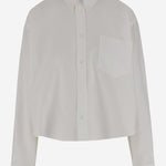 CAMICIA CROPPED IN COTONE FSH770CO0031 168 AMI 