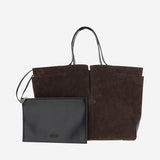 BORSA A SPALLA IN PELLE SCAMOSCIATA XBWDBMA0300U9V 0ZIH TODS 