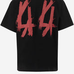 T-SHIRT IN COTONE CON STAMPA LOGO B0030556 FA582P674 44 LABEL GROUP 