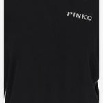 MAGLIONE IN LANA E CASHMERE CON LOGO 105561 A2SIZZ2 PINKO 