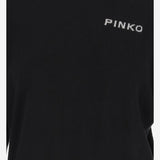 MAGLIONE IN LANA E CASHMERE CON LOGO 105561 A2SIZZ2 PINKO 