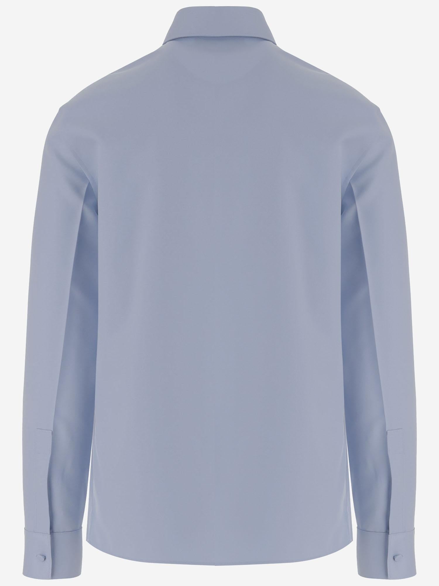 Camicia in twill di poliestere con Morsetto 841624 ZAT434147 GUCCI 