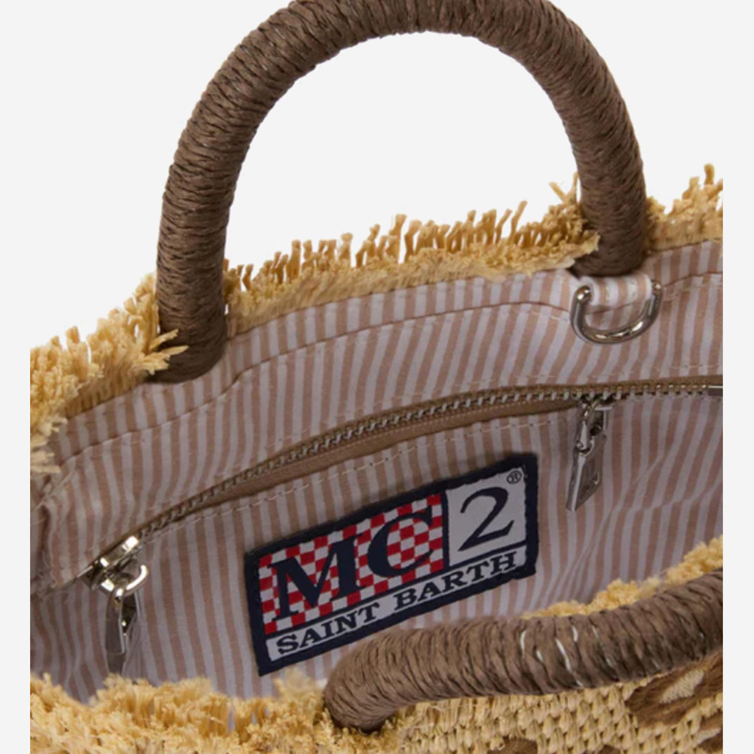 Borsa Vanity mini con motivo animalier VAMI009 00349L MC2 SAINT BARTH 