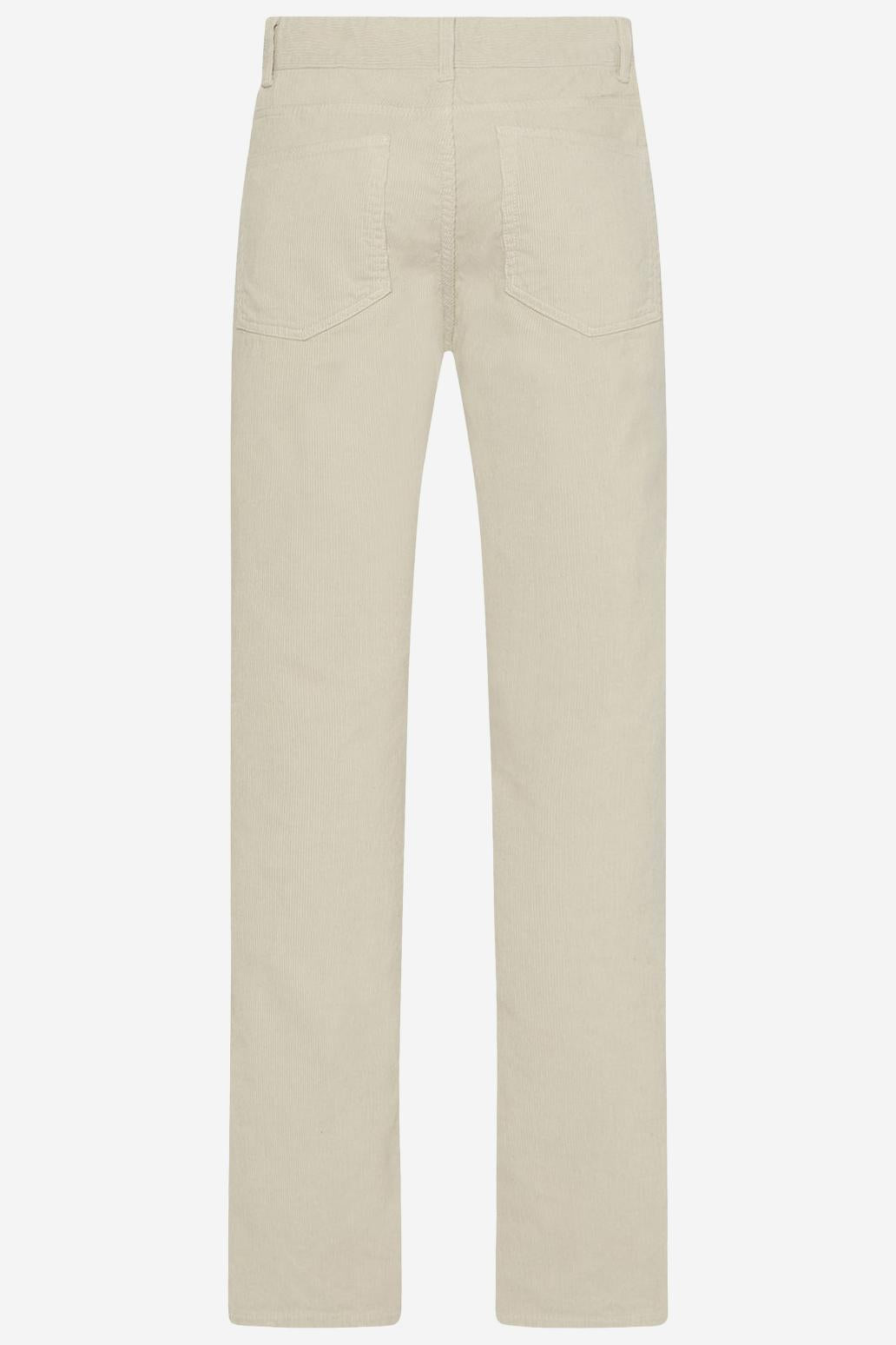 PANTALONI CARLYL IN VELLUTO DI COTONE 6636W3724 ICE THE ROW 