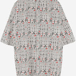CAMICIA IN COTONE CON MOTIVO I LOVE PARIS 68170 2TRLH79065 BALENCIAGA 