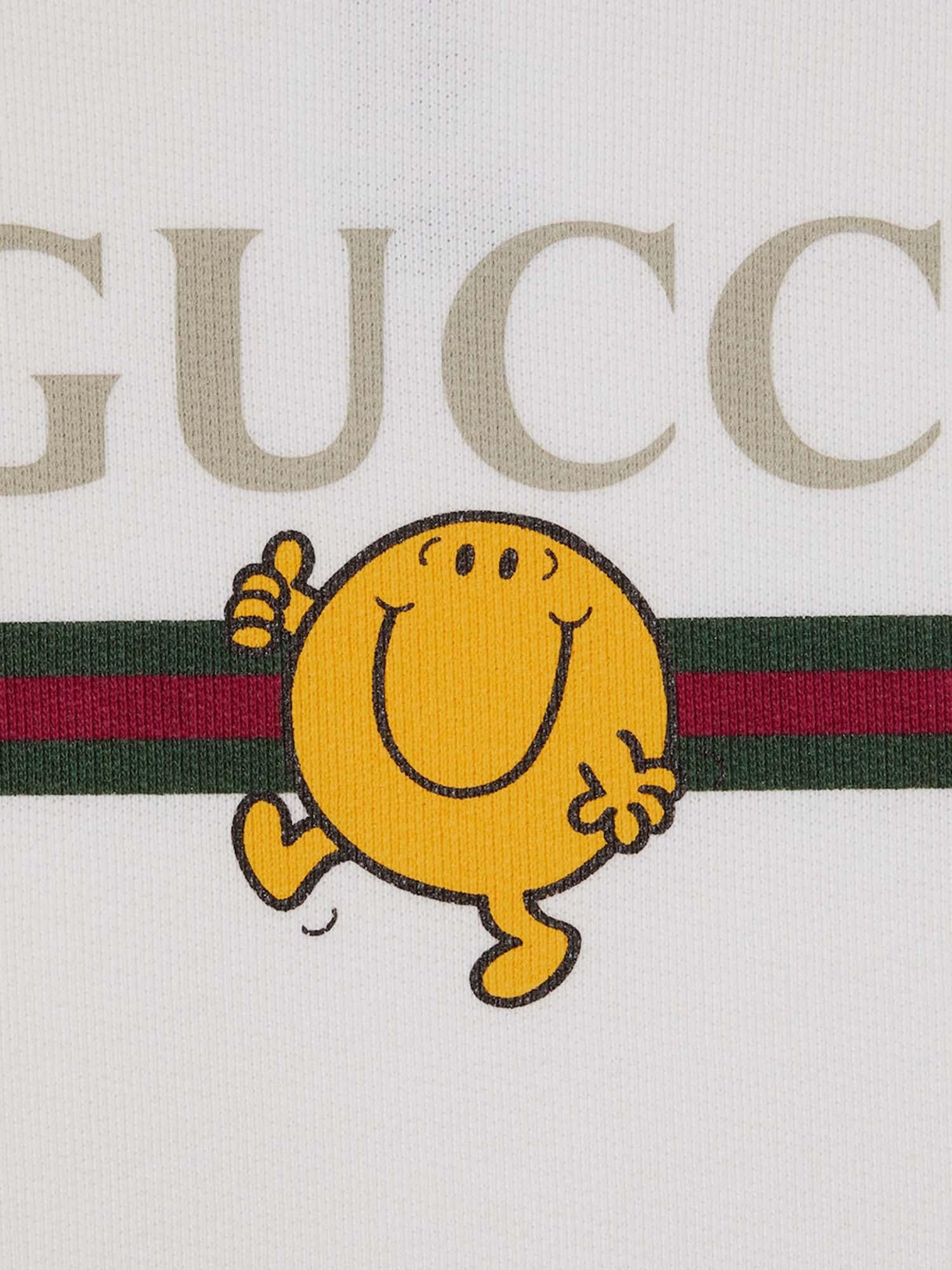 FELPA IN COTONE CON STAMPA 855825 XJHPV9214 GUCCI KIDS 