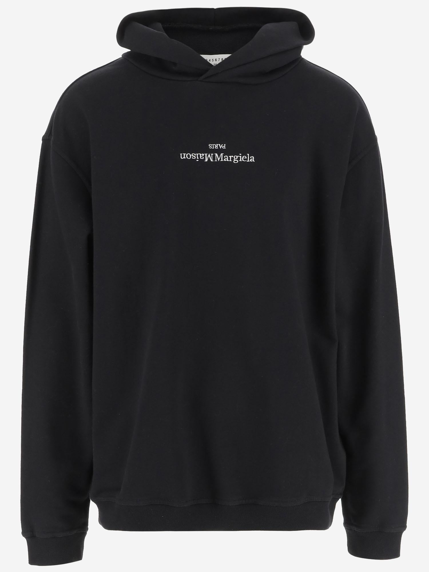 FELPA IN COTONE CON LOGO S50GU0167 S25503962 MAISON MARGIELA 