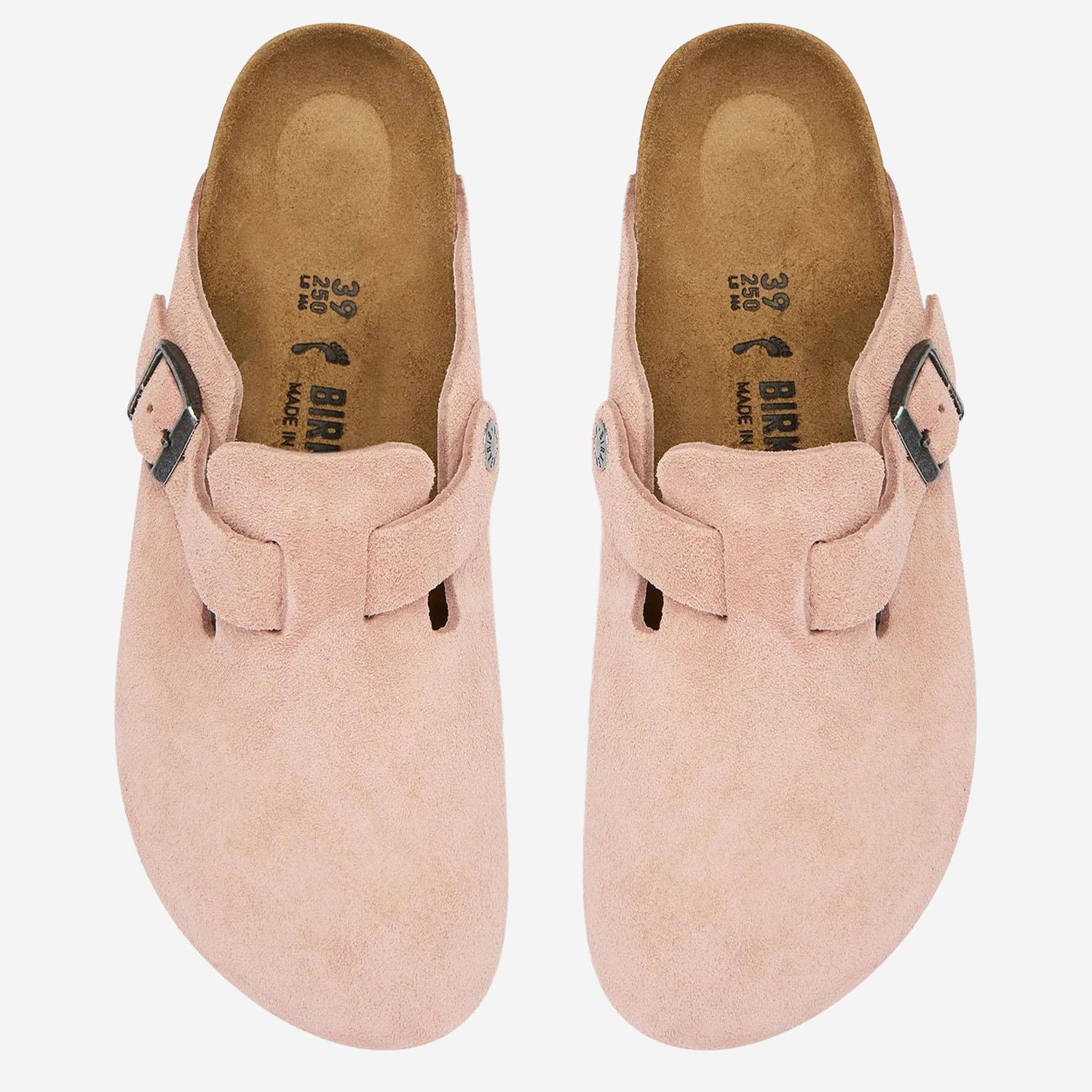 SABOT BOSTON IN PELLE SCAMOSCIATA 1031635 PINKCLAY BIRKENSTOCK 