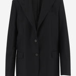 GIACCA MONOPETTO IN LANA E SETA JBERTHA16B 520038N3069 TAGLIATORE 
