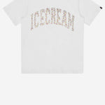 T-SHIRT IN COTONE CON LOGO IC26144 WHITE ICECREAM 