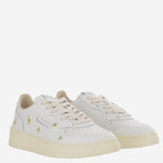 SNEAKERS MEDALIST LOW IN PELLE AULWWE01 LEAEMBFLOWWHTRUT AUTRY 