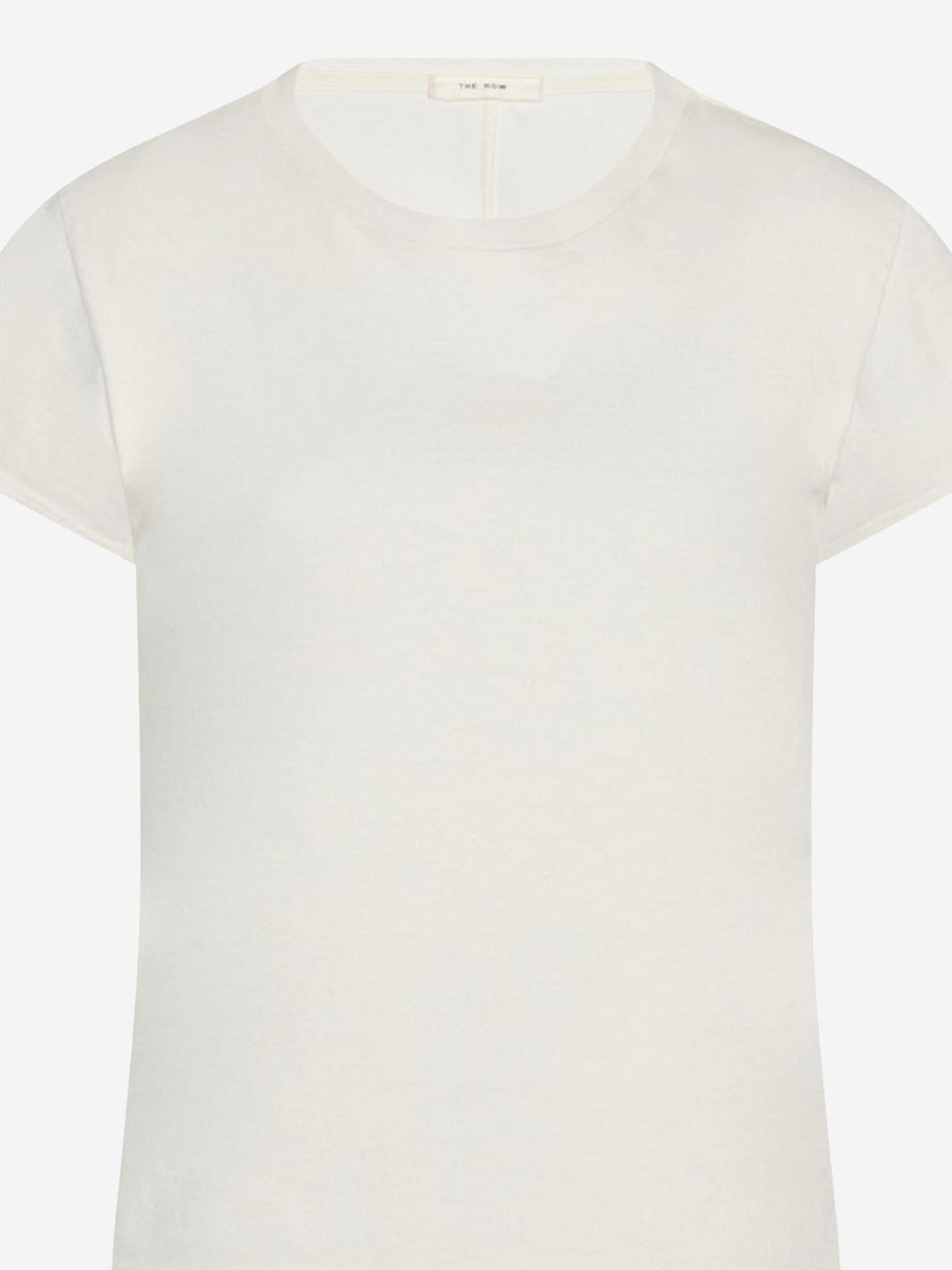 T-SHIRT TORI IN COTONE 7937K526 WHT THE ROW 