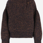 Maglione in misto lana con charm 011229 2725509 DRIES VAN NOTEN 
