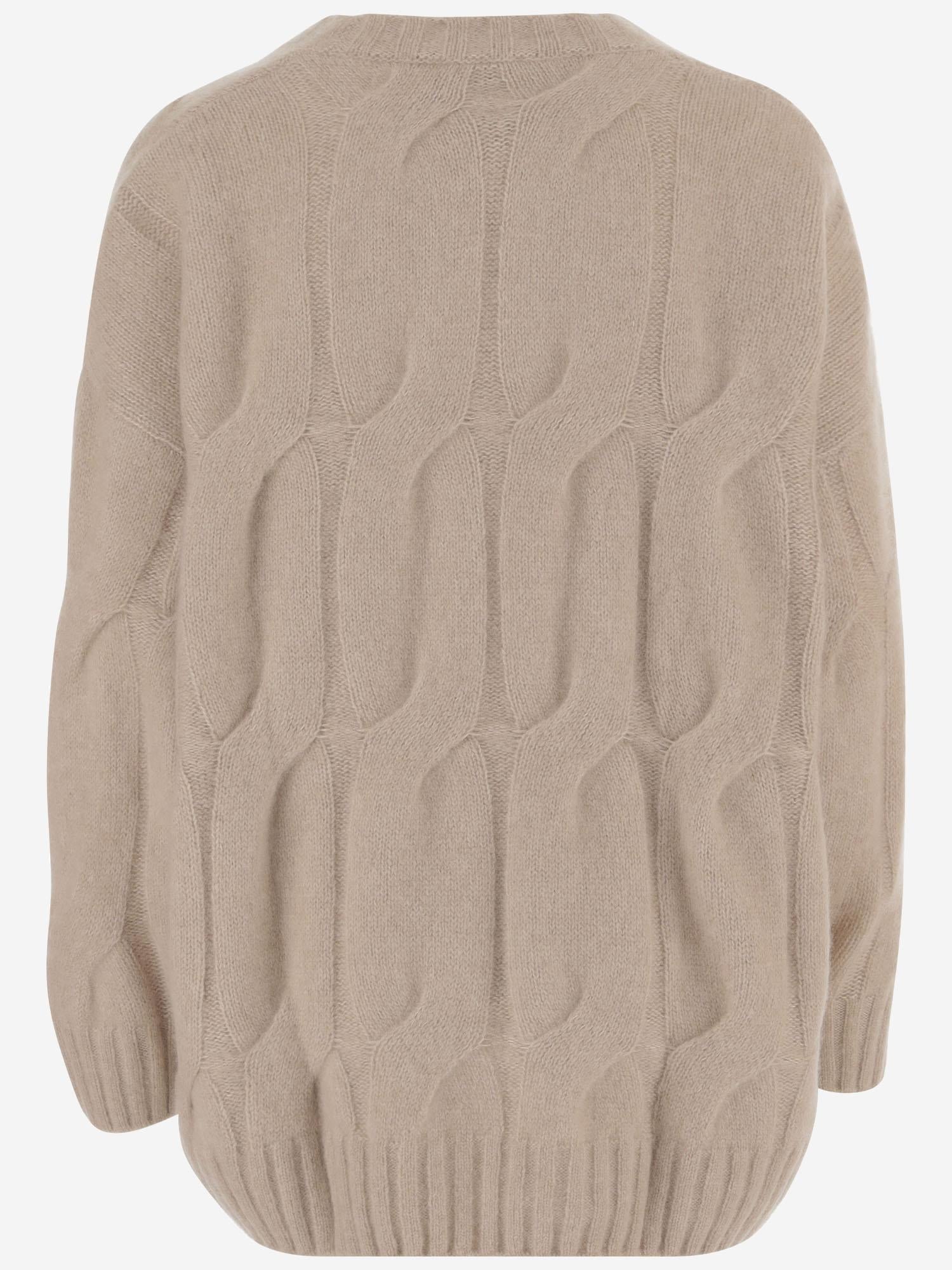 MAGLIONE TRECCIA IN CASHMERE E SETA 25577002 48 ALLUDE 