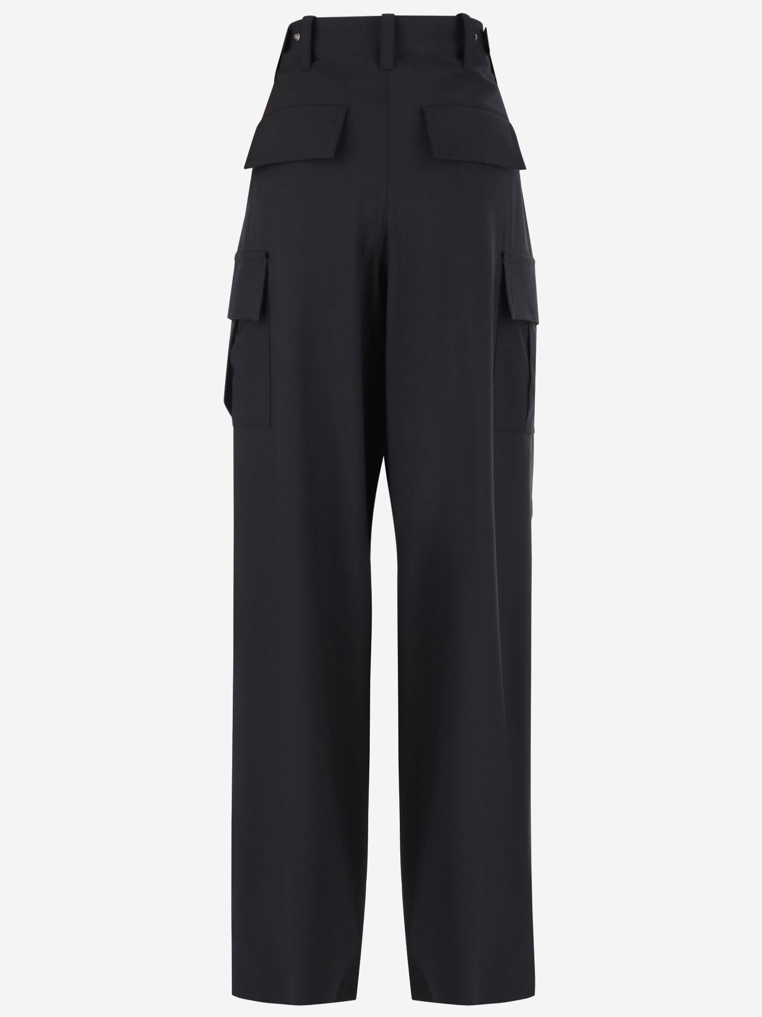 PANTALONI CARGO IN LANA 814214 V4XP04246 BOTTEGA VENETA 
