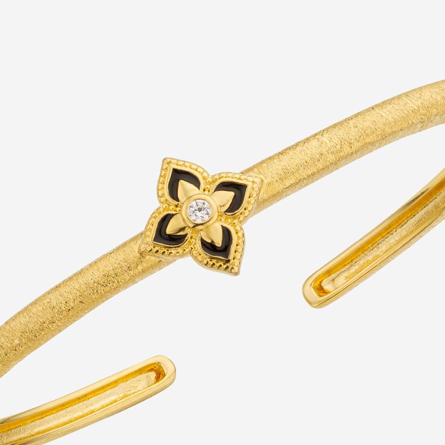 BLACK LOTUS CUFF BR413G GOLD MYA BAY 