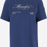T-SHIRT IN COTONE CON LOGO 8C00012 89AUG75B MONCLER 