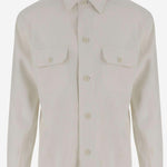 CAMICIA IN LINO E VISCOSA STRETCH 50539922 131 HUGO BOSS 