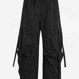 PANTALONI CARGO IN FAILLE CERATA FTDEHT HUMS8N0000 DOLCE & GABBANA 