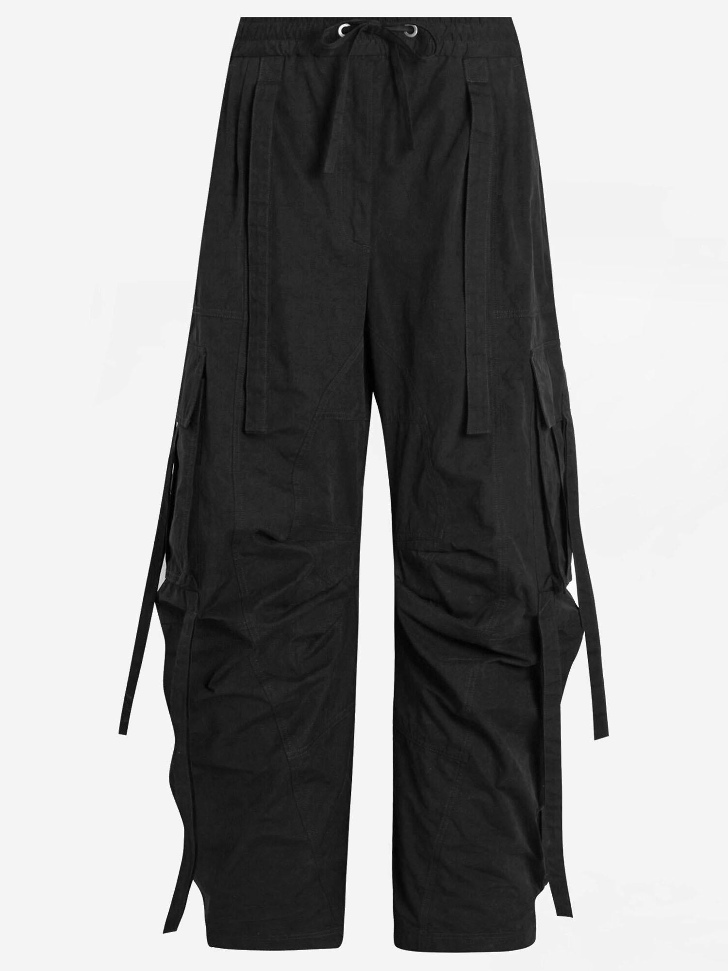 PANTALONI CARGO IN FAILLE CERATA FTDEHT HUMS8N0000 DOLCE & GABBANA 