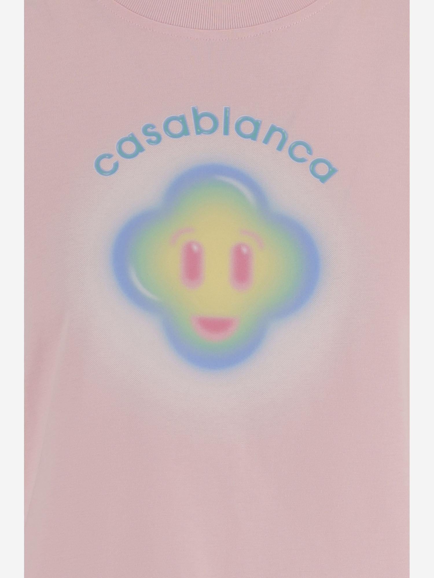 T-SHIRT IN COTONE CON LOGO WSP26JTS020 01 CASABLANCA 