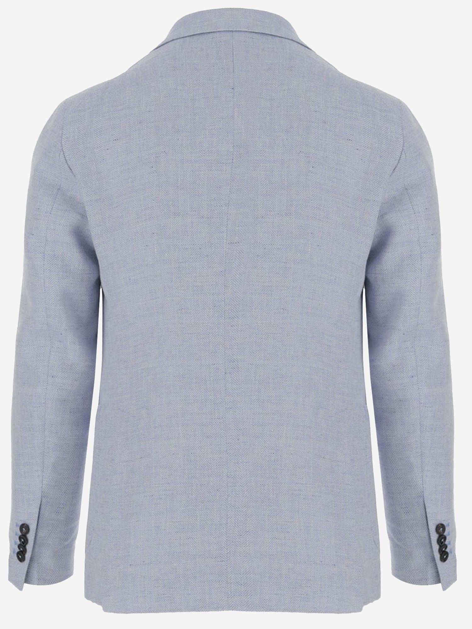 GIACCA MONOPETTO IN MISTO LINO 1SMC22K 520142EI827 TAGLIATORE 