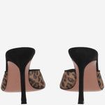 Mules Alexa in mesh ALEXAMESHSLIPPER LEOPARD AMINA MUADDI 