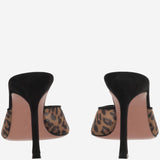 Mules Alexa in mesh ALEXAMESHSLIPPER LEOPARD AMINA MUADDI 