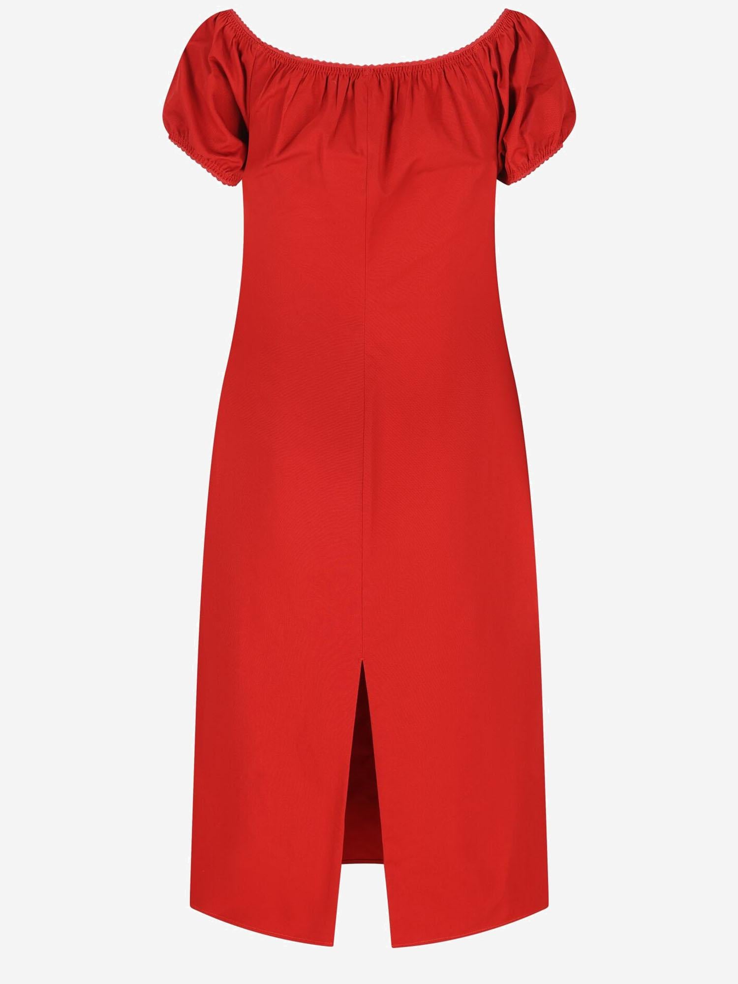 ABITO IN COTONE CON LOGO MF6183 1BMSF0011 MIU MIU 