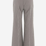 PANTALONI IN MISTO COTONE STRETCH A RIGHE MELODYB 5063573 QL2 
