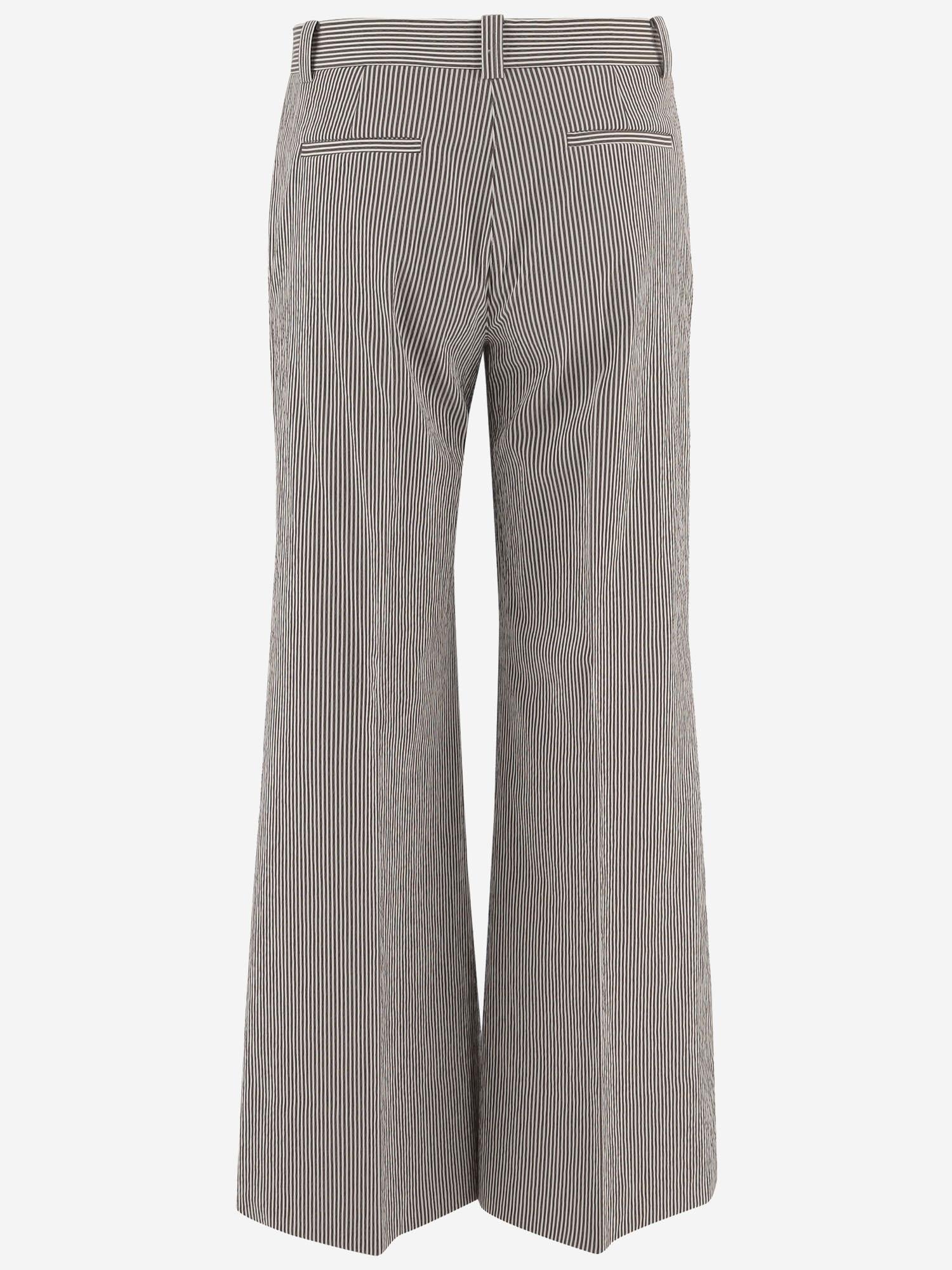 PANTALONI IN MISTO COTONE STRETCH A RIGHE MELODYB 5063573 QL2 