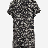 MINI ABITO A MANICHE CORTE IN JACQUARD DI SETA CH26SRO50300 915 CHLOE 