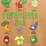 FELPA IN COTONE CON STAMPA FRESH VEGGIES UE54HD360E EARTH VETEMENTS 