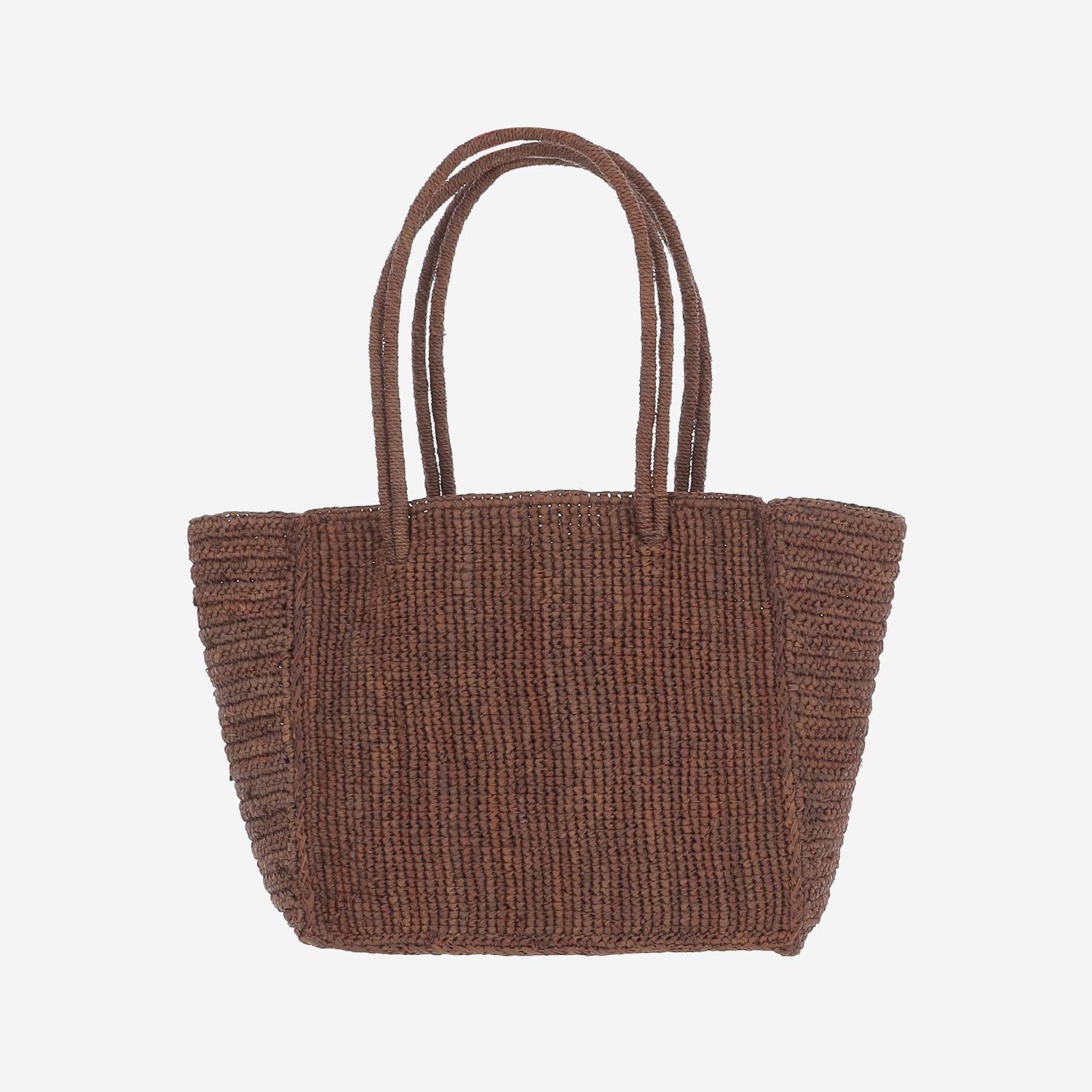 BORSA A MANO IN RAFIA CON LOGO HAND002 00246L MC2 SAINT BARTH 