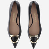Décolleté maxi Gancini LARA40 001NERONEROAMARETTI SALVATORE FERRAGAMO 
