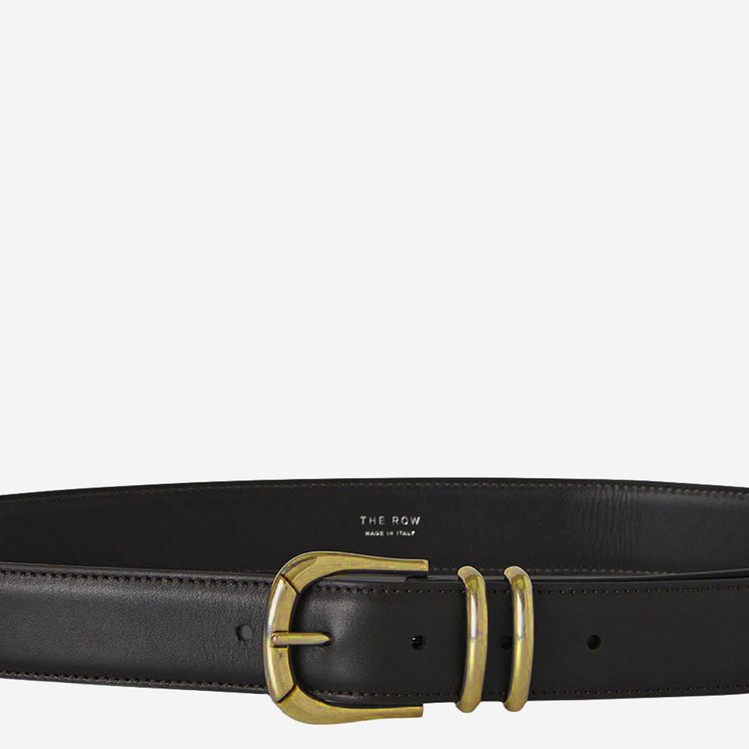 CINTURA VINTAGE IN PELLE W1704L60 BLAG THE ROW 