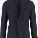 GIACCA MONOPETTO IN LANA STRETCH 1SMC22K 060069B5040 TAGLIATORE 