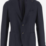 GIACCA MONOPETTO IN LANA STRETCH 1SMC22K 060069B5040 TAGLIATORE 