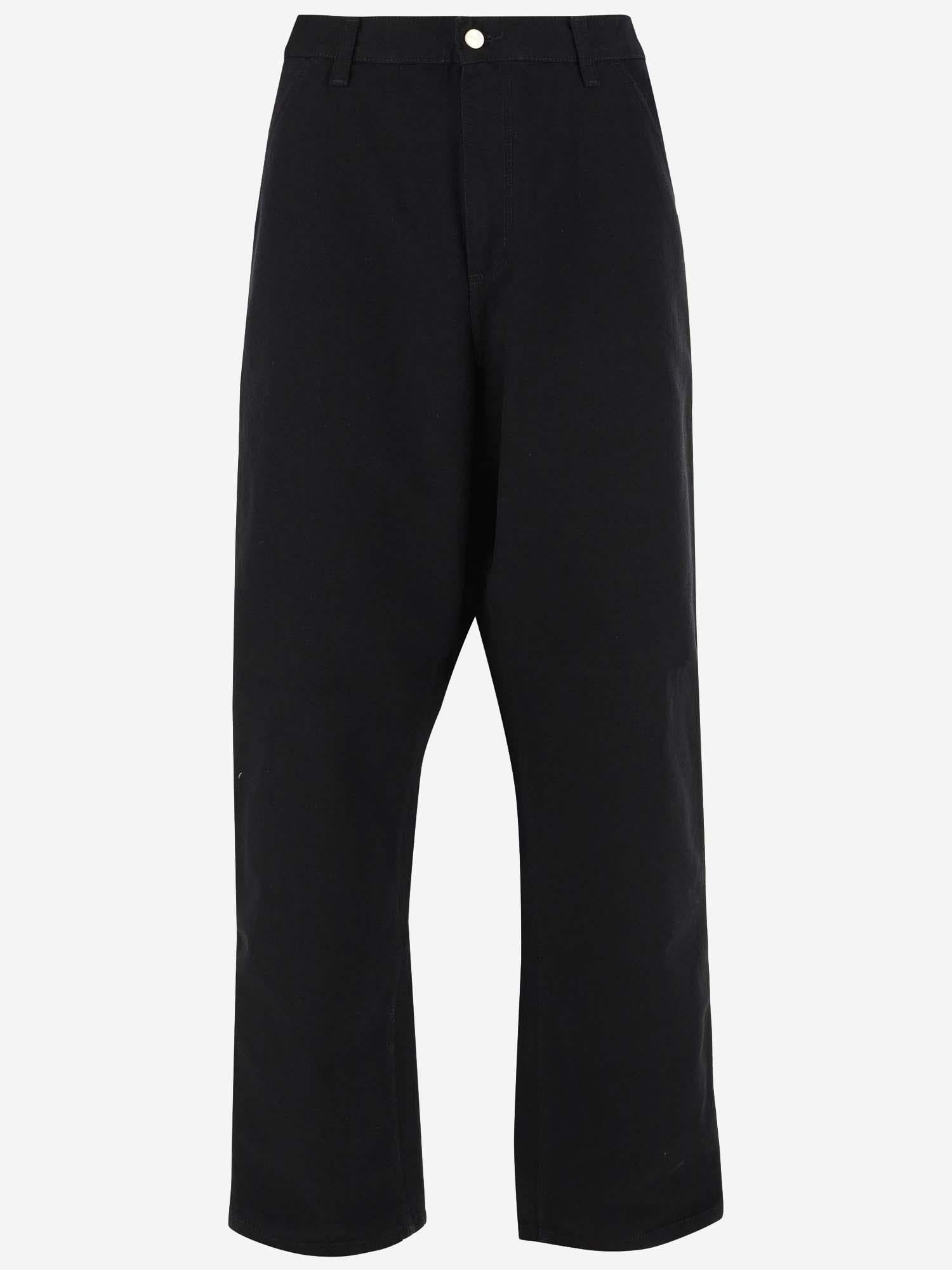 PANTALONI DEARBORN IN COTONE CON LOGO I031497 8902 CARHARTT WIP 