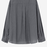 CAMICIA IN MISTO COTONE CON MOTIVO A RIGHE W261SH14 841B WOOYOUNGMI 