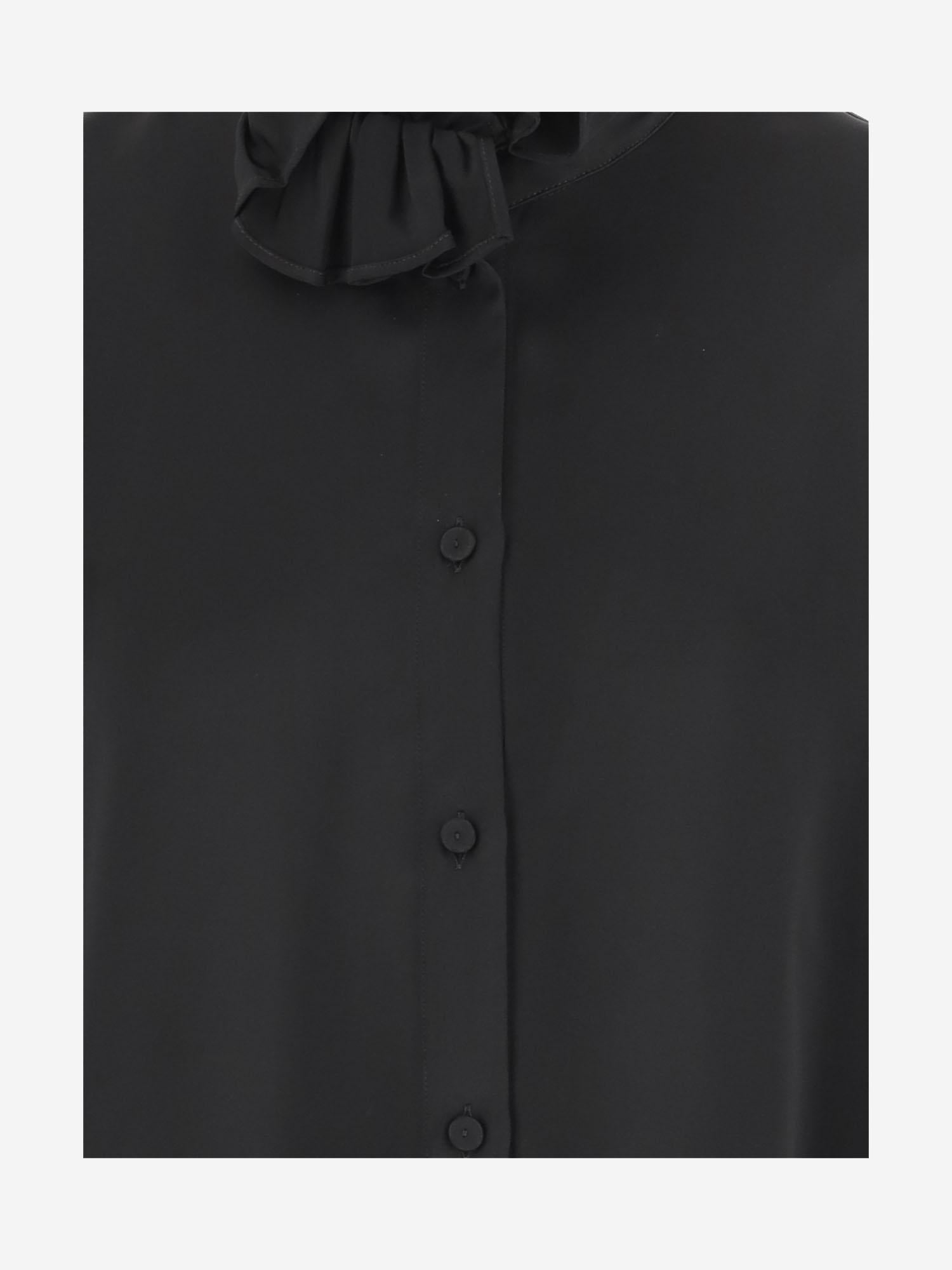 CAMICIA IN VISCOSA CON VOLANT J01DL0163 J65022001 JIL SANDER 