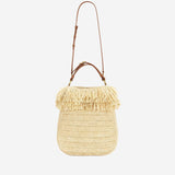 BORSA A TRACOLLA IN RAFIA 862920 GAAGC2791 SAINT LAURENT 