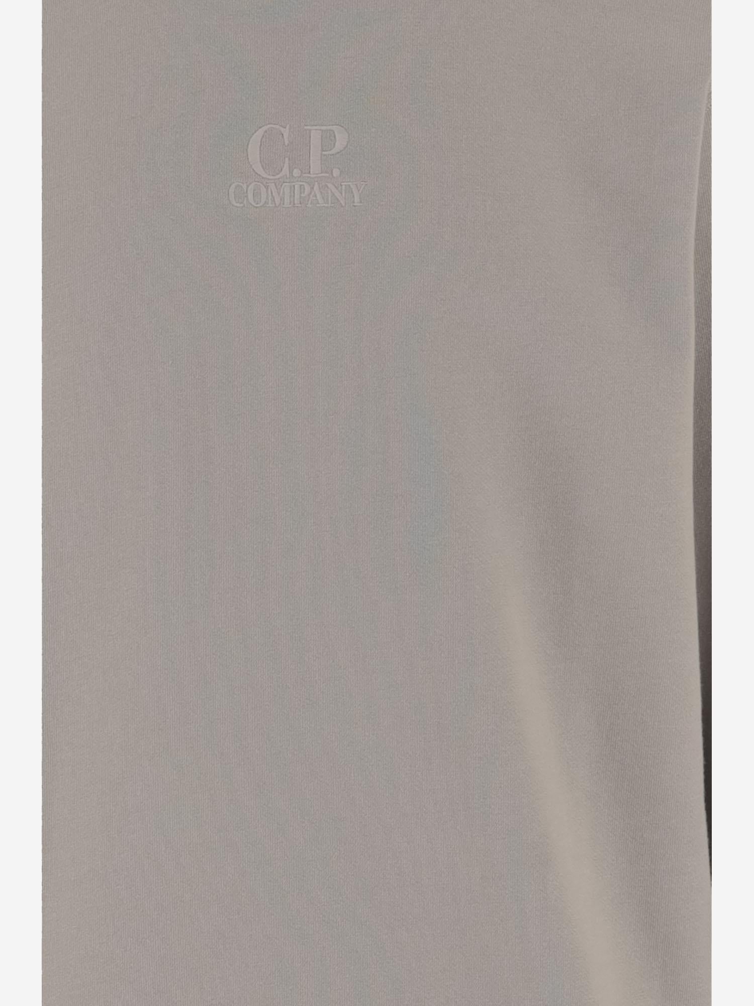 FELPA IN COTONE CON LOGO 20CMSS027A 005086W904 CP COMPANY 