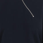 MAGLIA A MANICHE LUNGHE IN COTONE CON ZIP OBLIQUA MJLA20 18ZWF0008 MIU MIU 