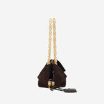 BORSA A SPALLA IN SUEDE 21A371 014 SALVATORE FERRAGAMO 