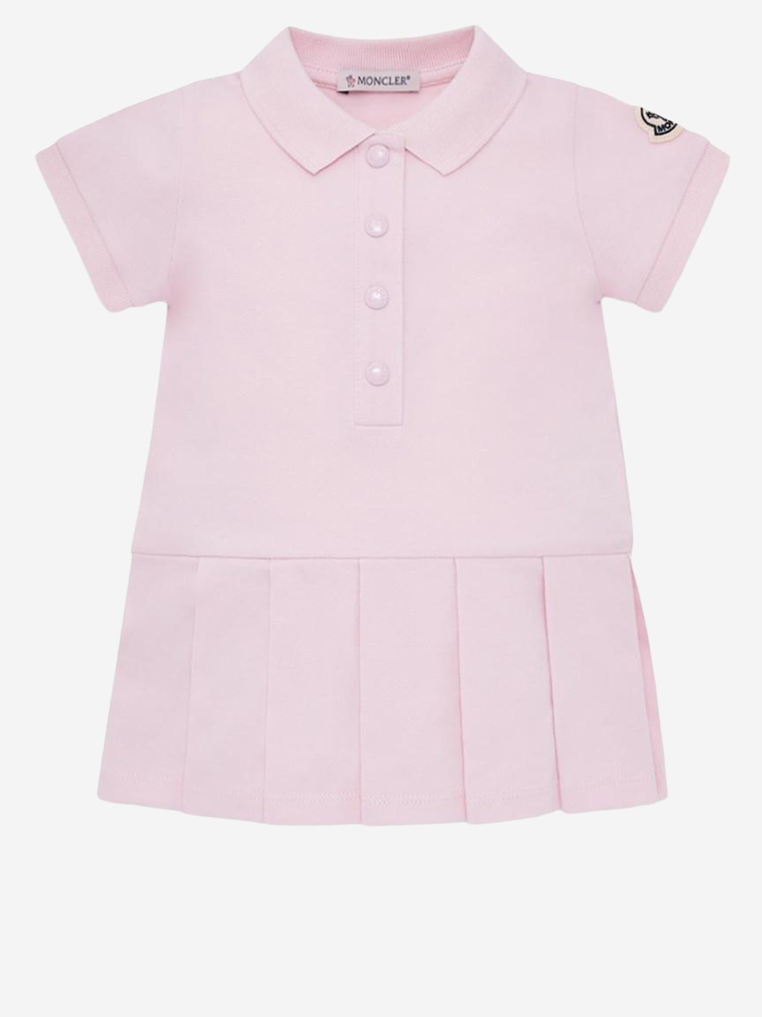 ABITO A POLO IN PIQUET DI COTONE 8I000088496F 505 MONCLER ENFANTS 