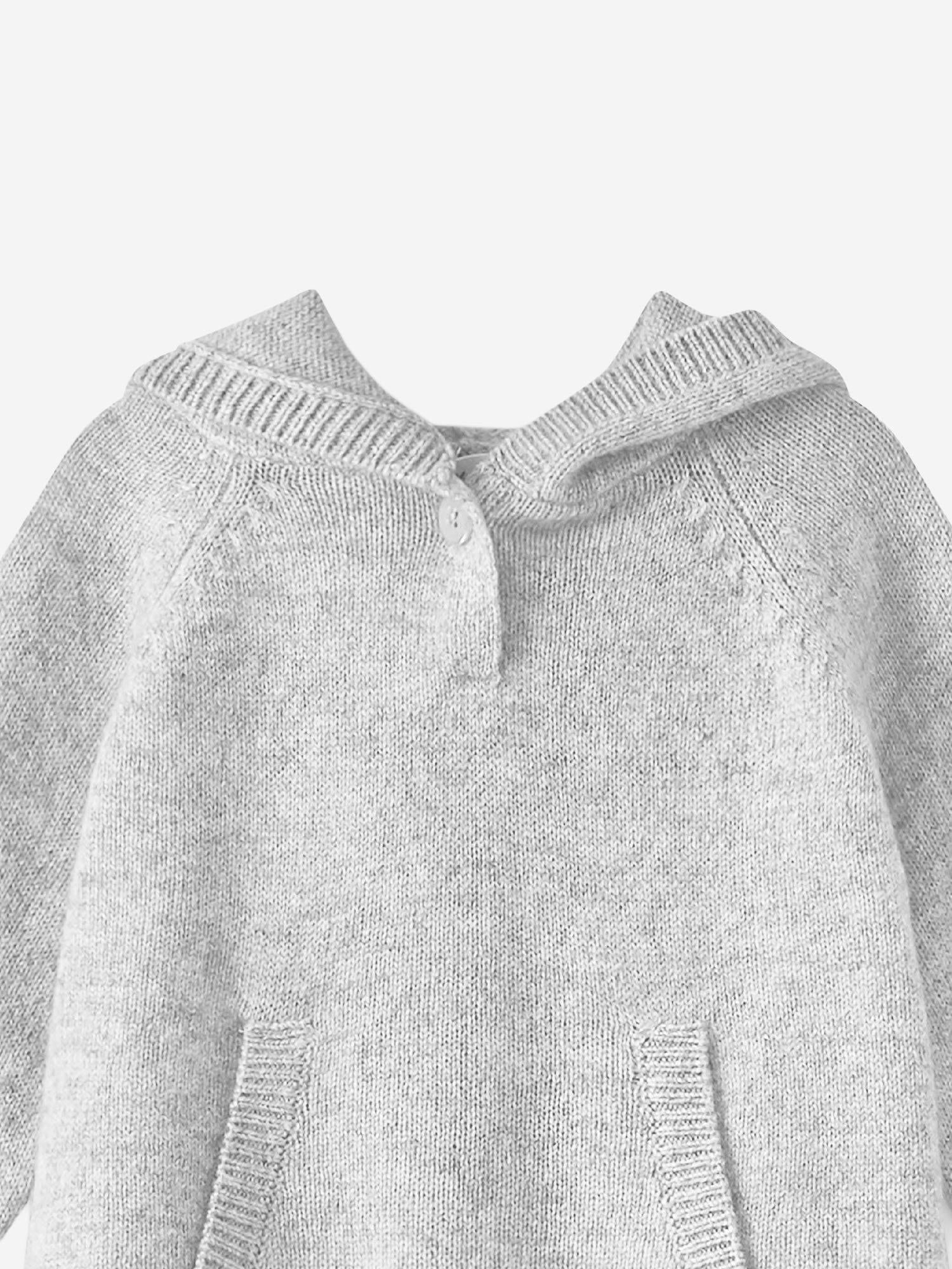 FELPA IN CASHMERE CON CAPPUCCIO PEBDA2942PU 192 BONPOINT KIDS 